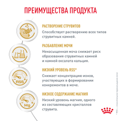 Royal Canin (Роял Канин) Urinary S/O Сухой корм для кошек при мочекаменной болезни, 1,5 кг