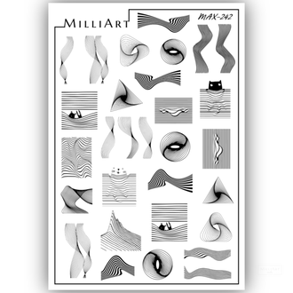 Слайдер-дизайн MilliArt Nails MAX-242