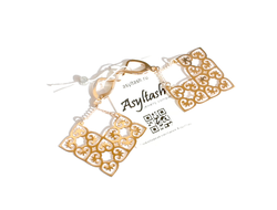 Серьги висячие легковесные, Артикул: 20010, Средний вес: 6,3гр.