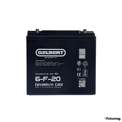 Аккумулятор для ИБП Gelbert 6-F-20 (12V20A/H C20)