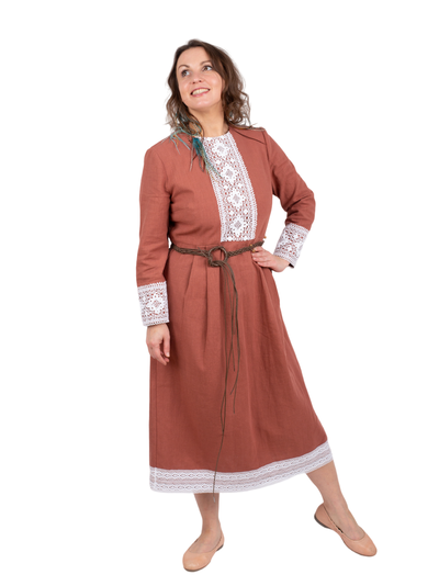 Платье крапивное &quot;Пробуждение&quot;