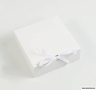 Коробка складная Белая 15 х 15 х 5 см