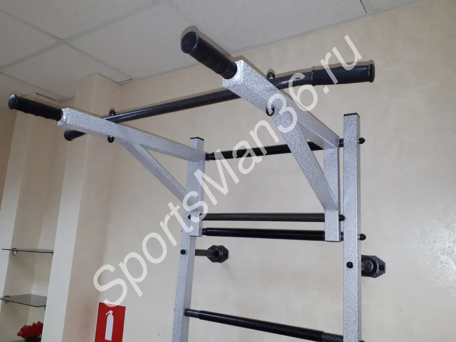 ШВЕДСКАЯ СТЕНКА “АТЛЕТ” + навесной тренажер турник-брусья для Шведской стенки "Атлет"