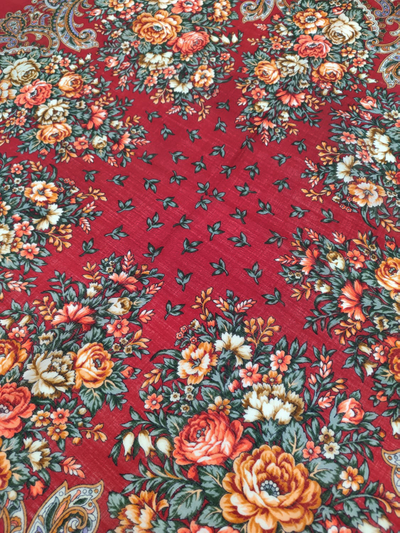 Павловопосадский платок Душистый луг 1830-5