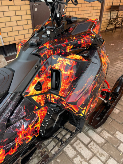 Наклейки на снегоход GEN4 G4 SKI DOO Expert Turbo №2203