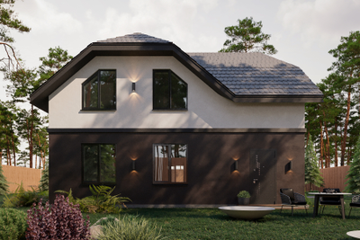 Двухэтажный дом с четырьмя спальнями 144м² (S21)