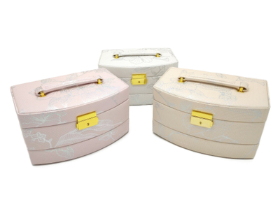 Шкатулка для ювелирных изделий,  22,5 х 16 х 13,5 см (7 цветов)