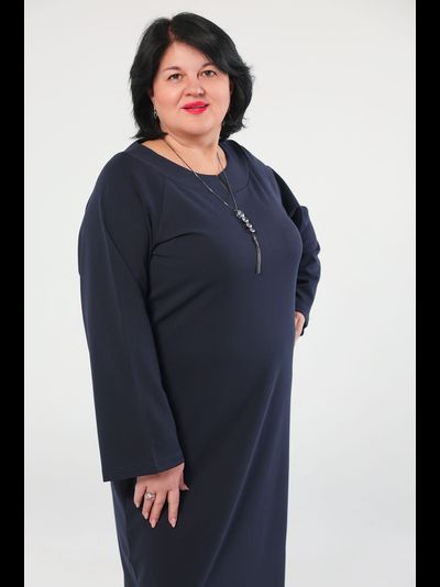 Платье 290-0724 синий