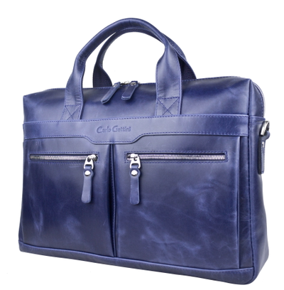 Сумка для ноутбука Lugano Premium blue (арт. 1007-19)