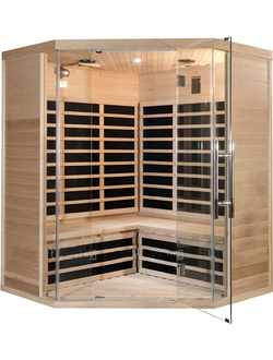 Инфракрасная сауна (кабина) SaunaMagic Glass Corner Medium