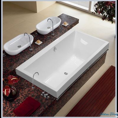 Astra-Form ванна Лотус Solid Surface 185/85 см белая матовая