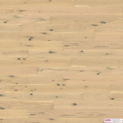 Декор паркетной доски Haro Дуб Светло-Белый Универсал 537547 фронт