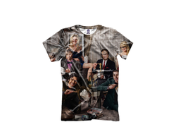 Футболка Теория большого взрыва, The Big Bang Theory с полной запечаткой №16