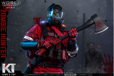Охотник на зомби - Коллекционная фигурка 1/6 Apocalypse Zombie Hunter (KT8009) - KING'S TOY