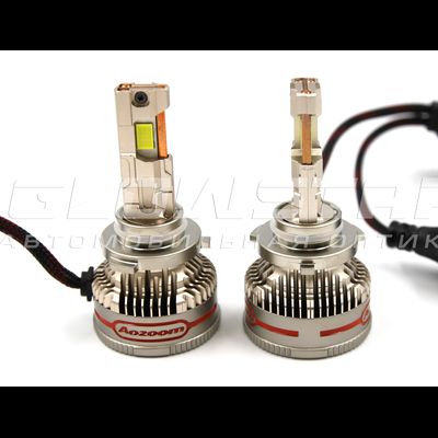 Aozoom P15 HB3-HB4-HIR2 (9005/9006/9012) с вентилятором, 12V 85W 10000Lm (комплект, 2шт)