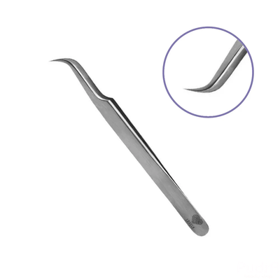 Lovely Пинцет для наращивания серия Stiff Hold изогнутый жесткий