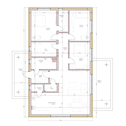 Одноэтажный дом с тремя спальнями 112м² (S10)