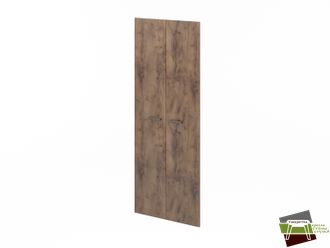 Двери высокие L-030 Таксония Шоколадная 706*18*1890 мм (Ш*Г*В)