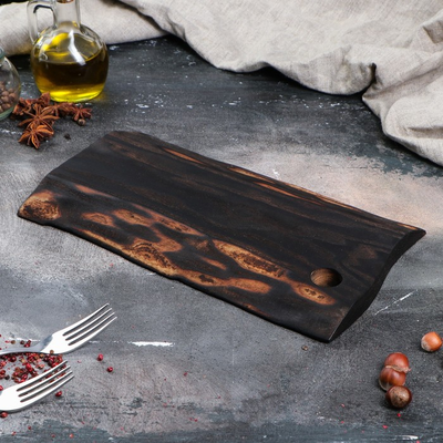 Эксклюзивная  доска для блюд BLACK OAK