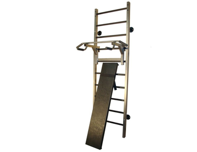 Шведская стенка PRO с турник-брусьями PRO и доской для пресса ДП