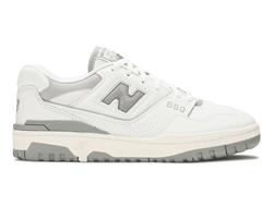 New Balance 550 Grey (Серые с белым) фото