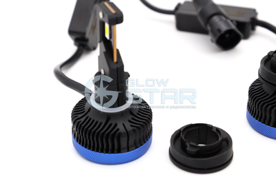 Светодиодные лампы H11/H8/H9 Aozoom P5 с радиатором, 12V, 35W, 6000K, чип Korea WT35