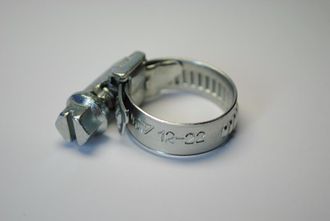 Хомут червячный 12-22 мм