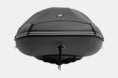 Моторная лодка GLADIATOR E380PRO темносерый нос тент