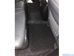 5D и 3D коврики из эко кожи в салон Toyota Land Cruiser 200 в Москве