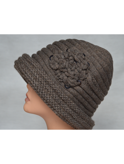 итальянская шляпа для женщин вязаная зима 2019 фото