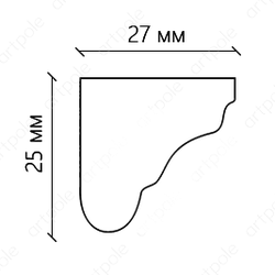Карниз гладкий SK26KG1