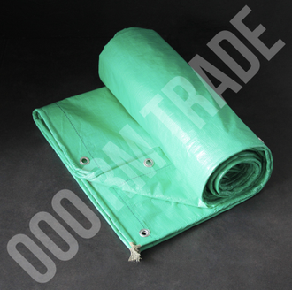 Тент тарпаулин 120г/м2 - 10x12м (усиленный край)