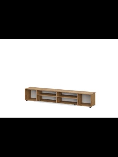 Байкал Тумба для телевидеоаппаратуры SAFE Дуб Дуб Золотой/Белый матовый