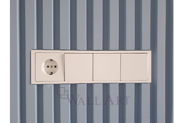 Геометрия изделий позволила без труда состыковать панели и монтаж прошел без проблем. Окрашивание - с помощью краскопульта краской для стен и потолков. Краска с тонером.