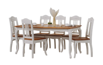 Стол обеденный Ари-прованс №3 из массива сосны 148 х 88 х 75 см