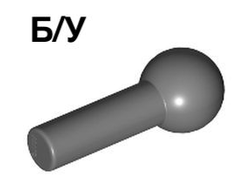 ! Б/У - Bar   1L with Tow Ball, Dark Bluish Gray (22484 / 6158469 / 6364352) - Б/У