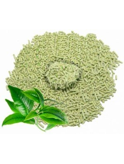 Наполнитель для кошек N1 Naturel Зеленый чай комкующийся 4,5 л