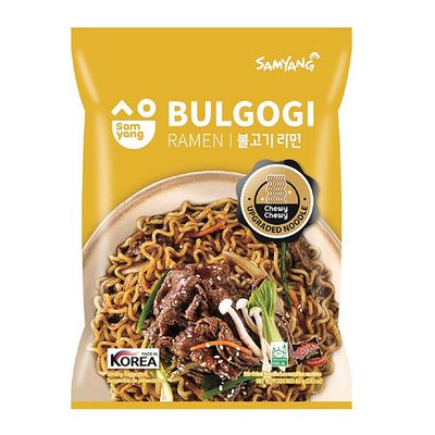 Лапша SAMYANG Bulgogi Ramen со вкусом говядины 80г