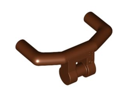 Minifigure, Utensil Handlebars with Angular Handles, Reddish Brown (98397 / 6327818)