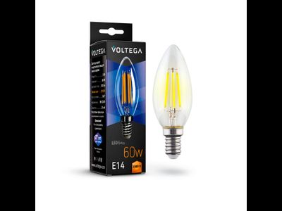 Светодиодная лампа Crystal Candle 6W 2800K E14 360°, 7019