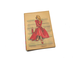 Обложка на паспорт с принтом "Девушка в красном"