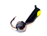 Мормышка вольфрамовая Столбик рёбра дискотека жёлт. вес.0.37gr.12mm. d-2.0mm,