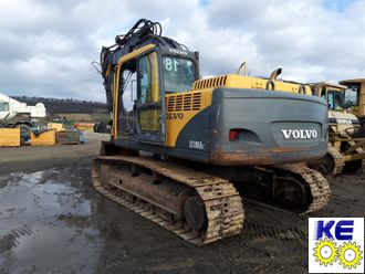 14508462 стекло заднее закаленное Volvo EC180B, EC210B, EC240B, EC290B, EC360B, EW180B (B серия)