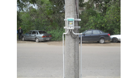 Монтаж питающего кабеля, подключение шлагбаумов на ЗАО "Крекер", г.Воронеж, ул.Витрука, д.4