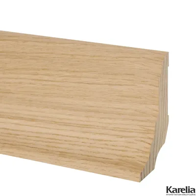 Плинтус напольный Pedross Дуб без покрытия  купить в интернет-магазине karelia-floor.ru