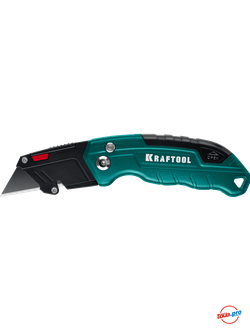 Складной металлический универсальный нож Kraftool 09242