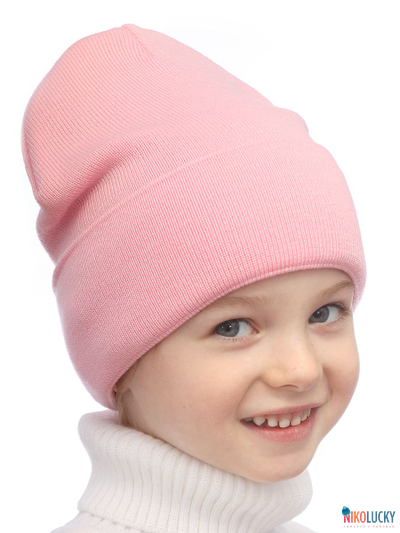 Шапка 22202-01 розовый 48-52