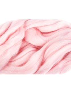 Шерсть для валяния, лента гребенная, Камтекс, полутонкая, розовый кварц (292), 50г