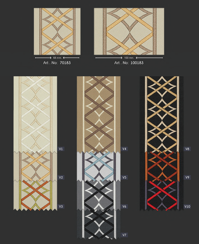 Декоративный бордюр 100183 v1