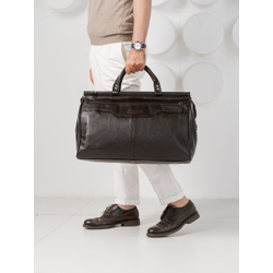 Кожаный саквояж Otranto brown (арт. 4006-04)